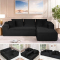 Cloud Sectional Couch, 104”L-Shape Large Oversized Sofa by FONTOI