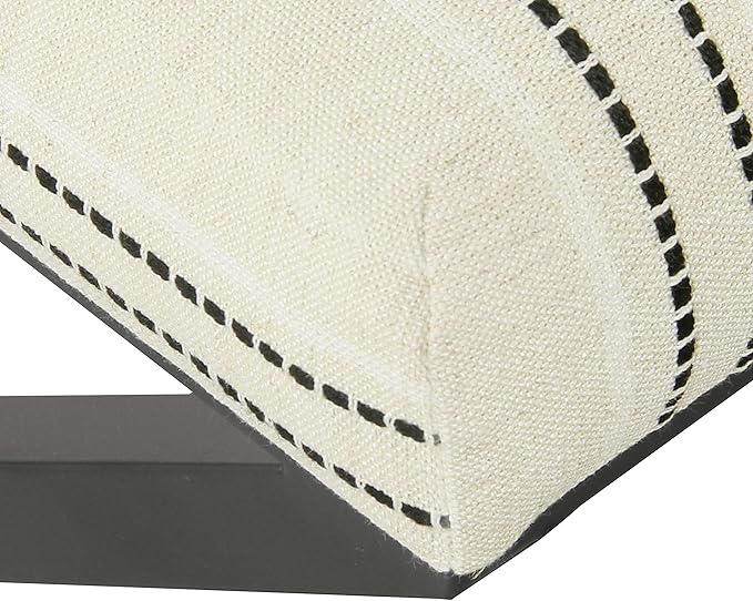 Homepop Home Decor | Modern Square Ottoman - Image 6