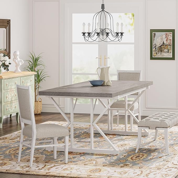 Tribesigns Farmhouse Dining Table - Image 5
