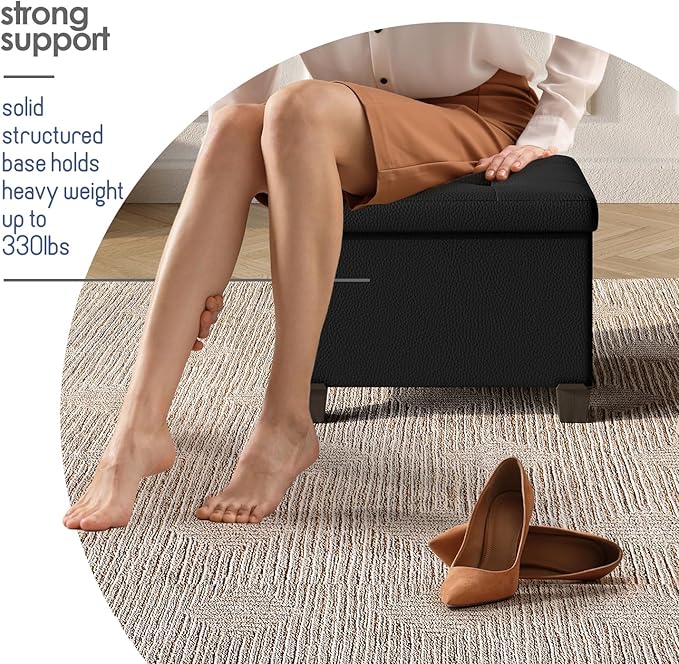 STORAGEBUD Storage Ottoman Cube - Image 5