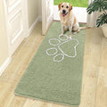 OLANLY Door Mat for Muddy Dog Paws 70x24, Ultra Absorbent Chenille Mud Doormat by OLANLY