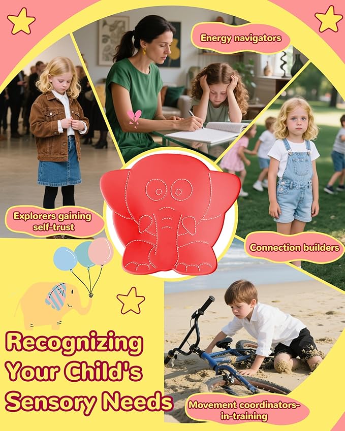 21" L × 19" W Spinning Chair for Autistic Kids, Sensory Toys for Kids - Image 7