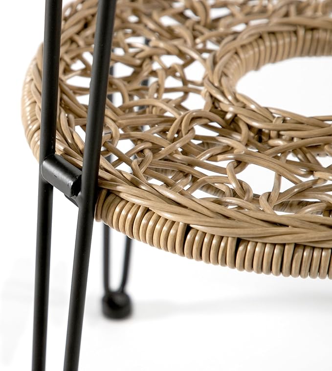 Muse & Lounge Co. Ysar Boho 19-inch Round Coffee Table Outdoor - Image 9