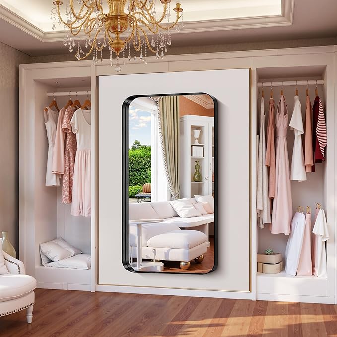 FORBATH 60x30 Inch Large Bathroom Mirror - Image 6