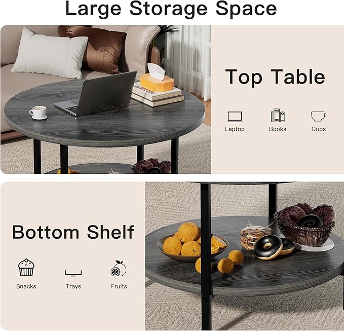 Coffee Table, 2 Tier Coffee Tables - Image 5