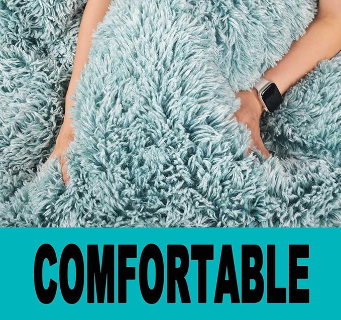 Fluffy Bean Bag Chair for Kids, 2.5FT Round Memory Foam Filled Bean Bag for - Image 4