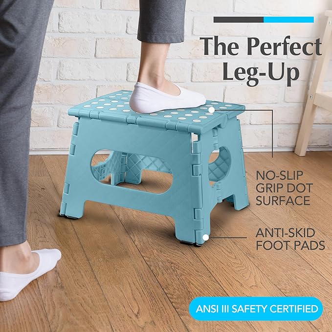 Handy Laundry - Folding Step Stool - Sturdy Enough Collapsible Stool to Support - Image 2