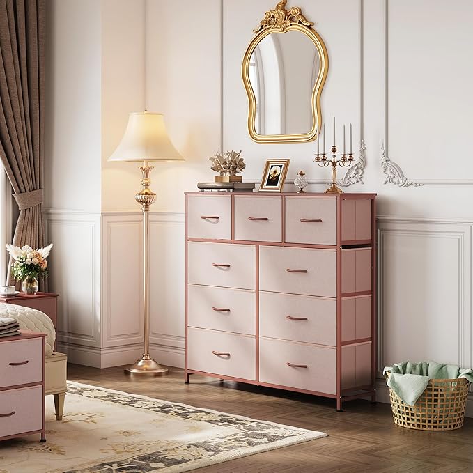 WLIVE 9-Drawer Dresser, Fabric Storage Tower - Image 5