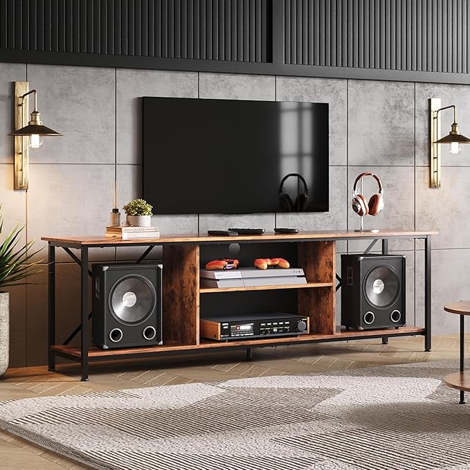 WLIVE TV Stand for 70 Inch TV, Entertainment Center - Image 7