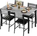 IRONCK Dining Table Set for 4, Wood Kitchen Table by IRONCK