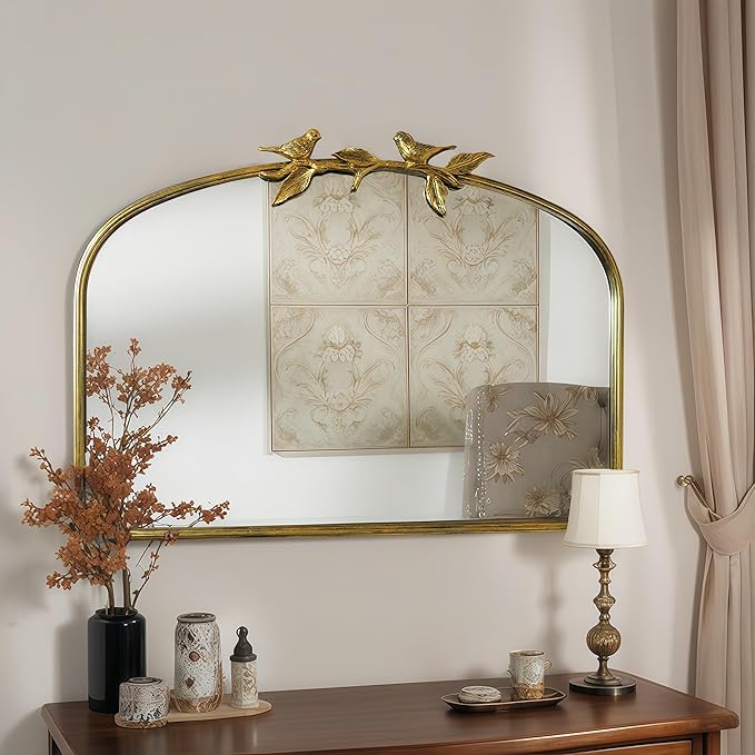 Gold Vintage Mirror - Image 2