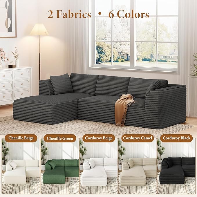 Vesgantti 106" Boneless Couch - Image 6