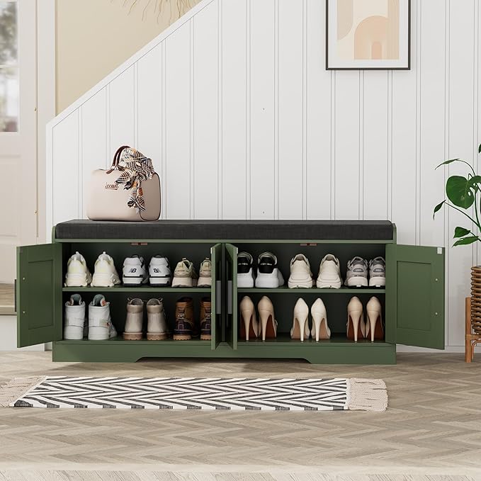 2-Tier Storage Bench, Shoe Bench - Image 4