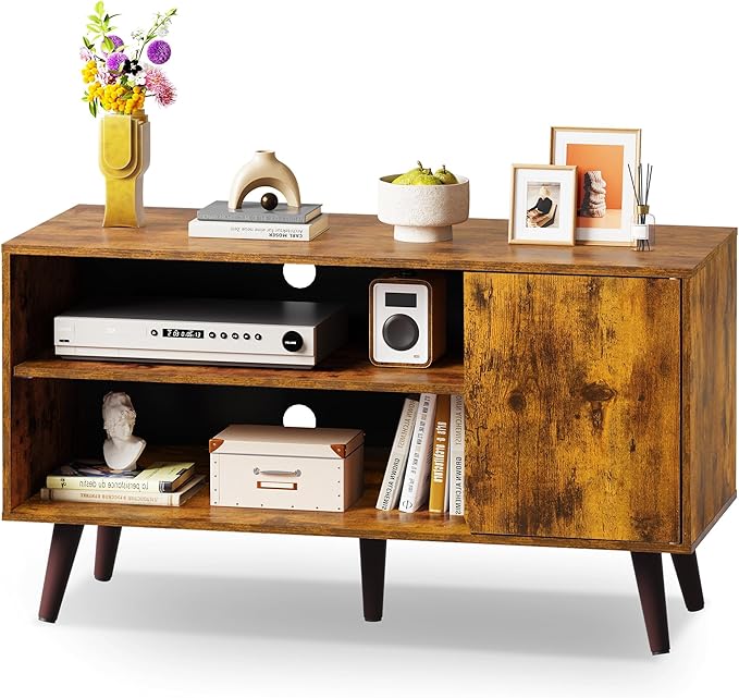 WLIVE TV Stand for 43 Inch TV, Small Entertainment Center by WLIVE