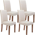 Parsons Kitchen Dining Chair Set Room Modern Upholstered Stylish Fabric High by SNUGWAY