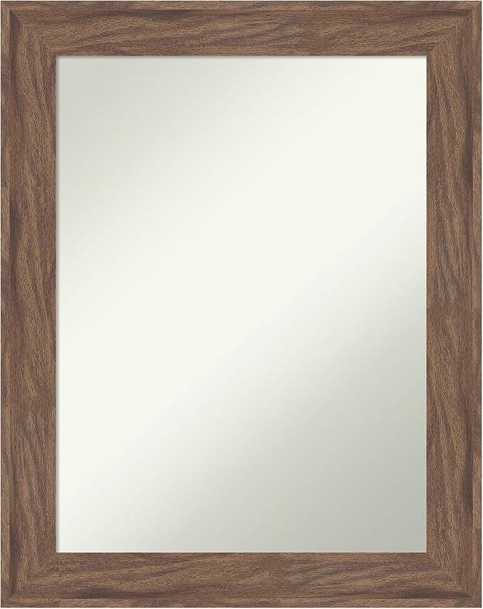 Amanti Art Brown Bathroom Mirror by AmantiArt