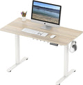 SHW 48-Inch Electric Height Adjustable Sit to Stand Desk by SHW