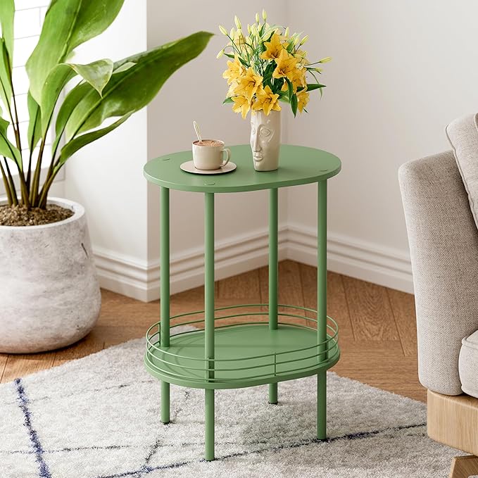 Small Round Side Table, Bedside Table - Image 3