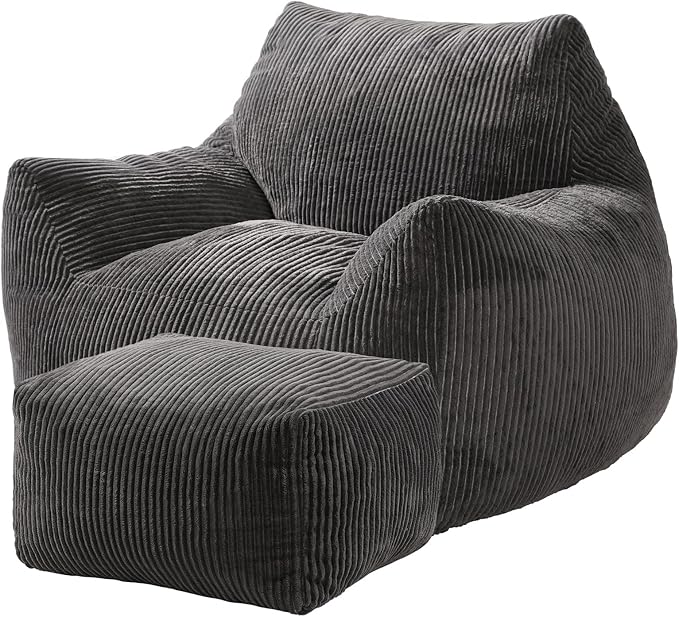 Big Bean Bag Chair for Adults & Kids, Ultra Soft Living Room Bean Bag - Image 9