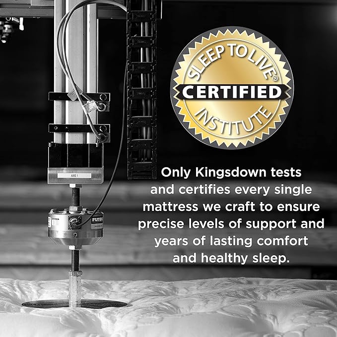 Kingsdown Cushion Firm Hybrid Mattress King Cooling Gel Memory Foam Layer - Image 12