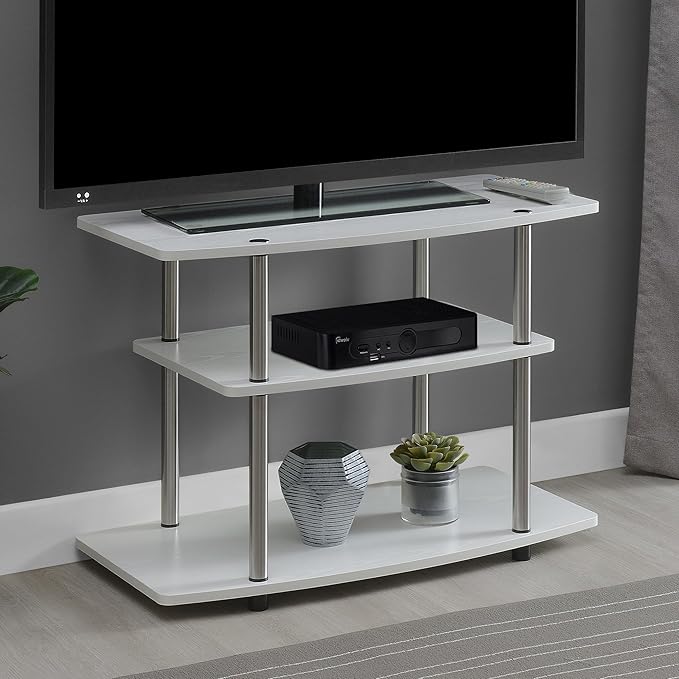 Convenience Concepts Designs2Go No Tools 3-Tier Stand Entertainment Center 37 - Image 2
