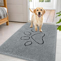 OLANLY Door Mat for Muddy Dog Paws 44x32, Ultra Absorbent Chenille Mud Doormat by OLANLY