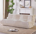 Bean Bag Chair, 3 Seater Fireside Chair Large Bean Bag Sofa by SUYOLS