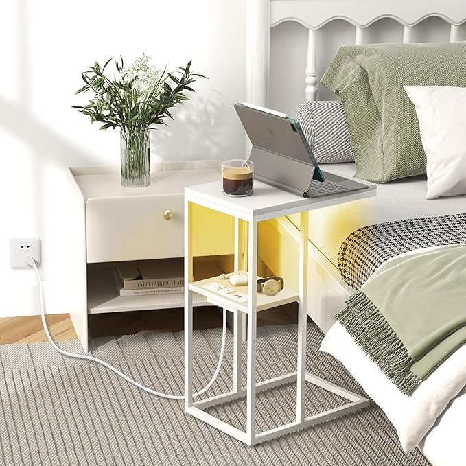 Yoobure LED C Shaped End Table - Image 2