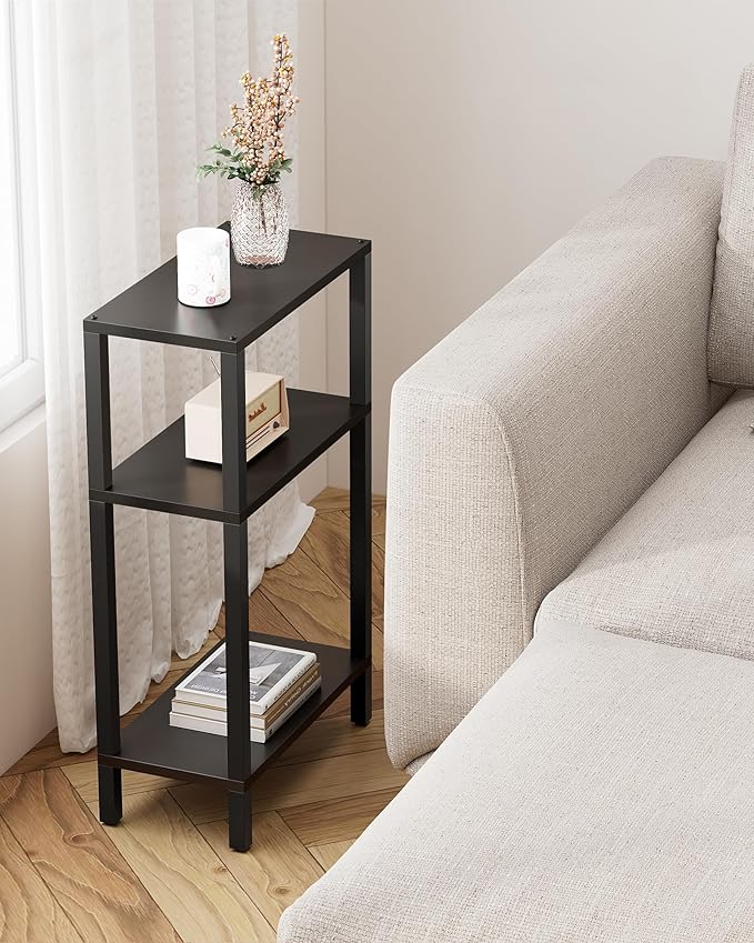 TUTOTAK Small Side Table, Narrow End Table, Skinny Sofa Table, Slim Nightstand - Image 2