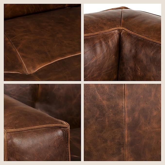 Poly & Bark Capa Leather Couch - Image 6
