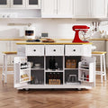 YOTPO 53" Large Kitchen Island by Unknown