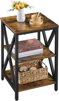 Yaheetech Industrial End Tables, 3-Tier Side Tables by Yaheetech