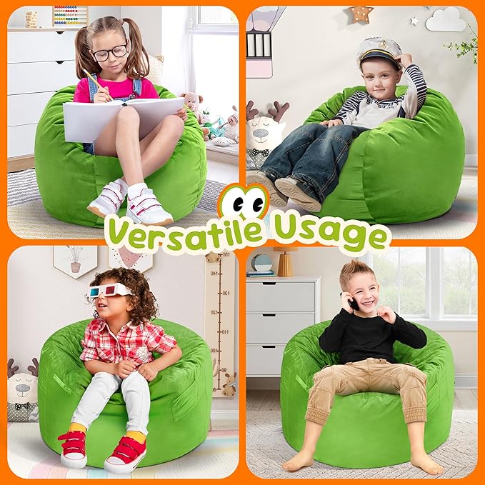 Hobestluk Bean Bag Chairs 2.5FT Bean Bag Chair - Image 5