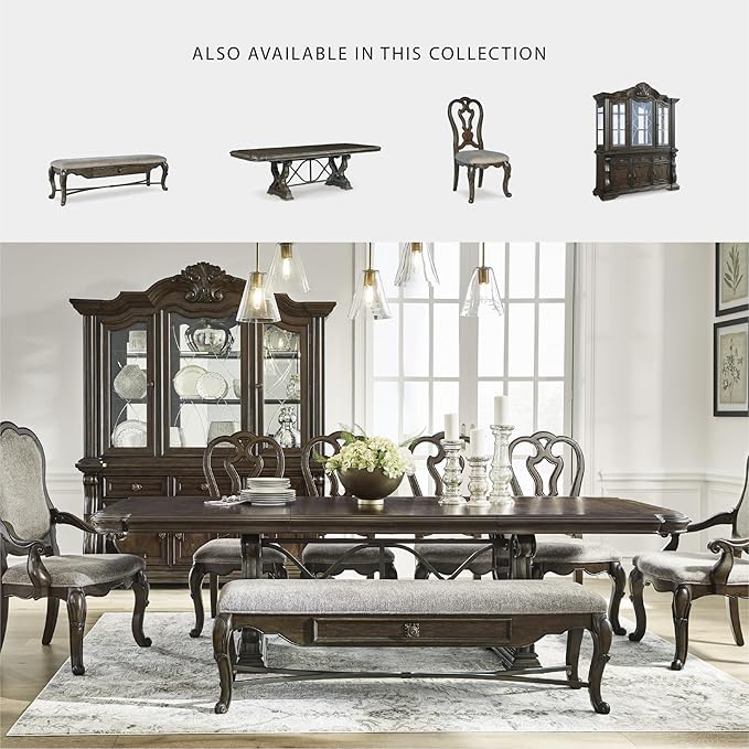 Signature Design by Ashley Maylee Classic Upholstered Armless Dining Chair - Image 5