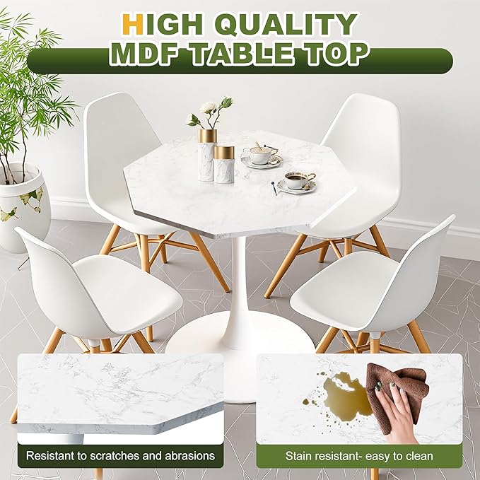 Dining Table for 2-4, 31.5" Kitchen Table - Image 3