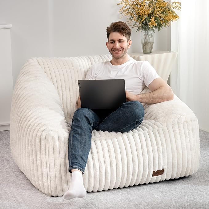 HABUTWAY Bean Bag Chair, Giant Bean Bag Chairs - Image 7