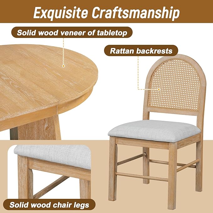 Ball & Cast Retro Dining Table Set - Image 7
