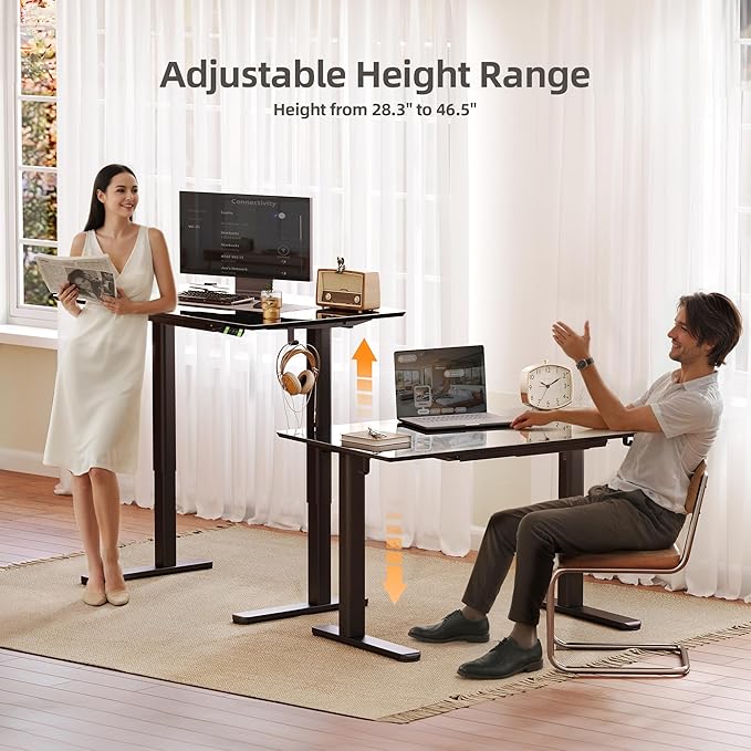 INNOVAR Glass Standing Desk - Image 5