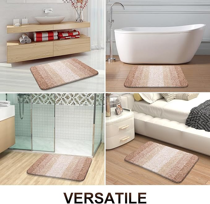 OLANLY Bathroom Rugs Mat 24x16, Extra Soft Absorbent Microfiber Bath Rugs - Image 7