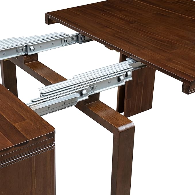 X12SI-0C8-04 - 14 Pieces Mid Century Dining Table Set contains an Extendable - Image 12
