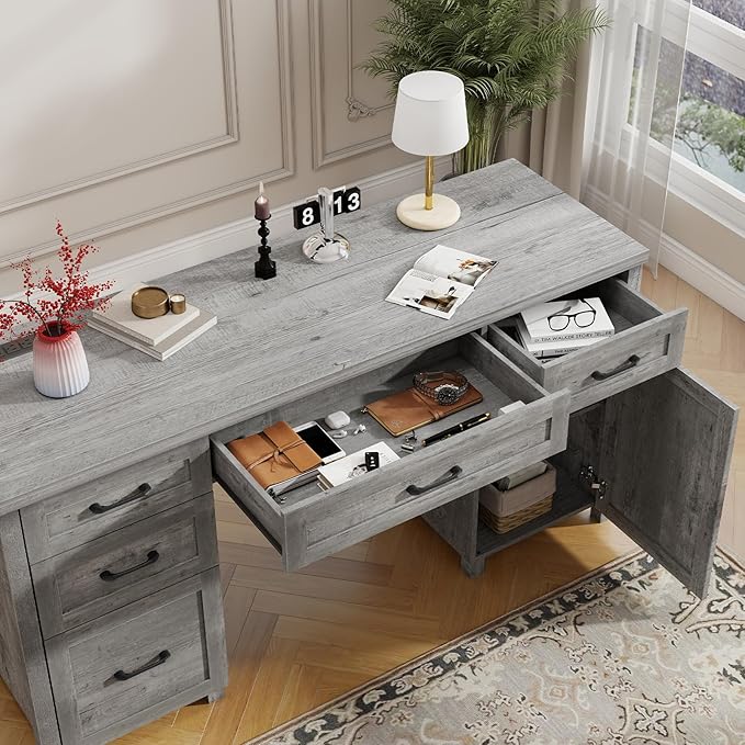 Farmhouse 61'' Executive Desk - Image 5
