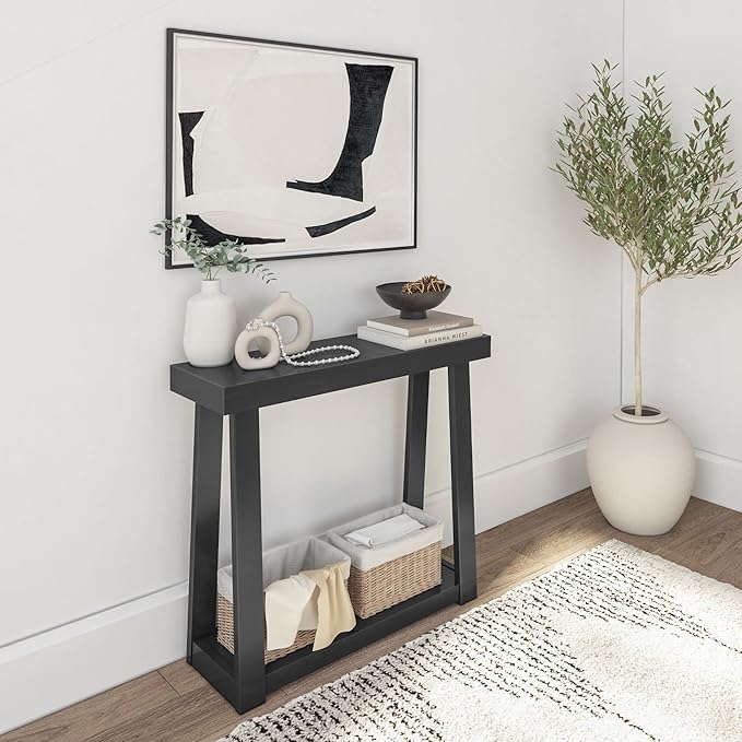 Plank+Beam Solid Wood Console Table by PlankBeam