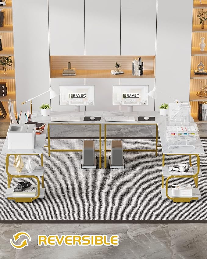 Teraves Reversible L Shaped Desk - Image 2