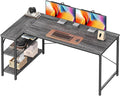 Huuger L Shaped Desk, 55 Inches Computer Desk by Huuger