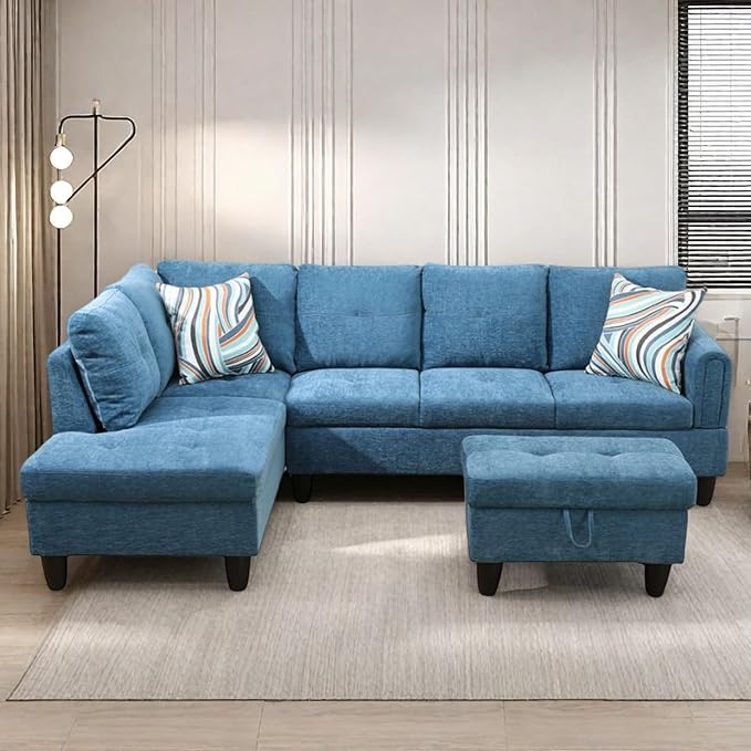 Osparple L Shaped Couch Sectional Couches by Unknown