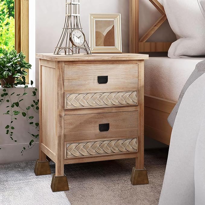 Sopicoz Wooden Furniture Risers Tapered Bed Risers - Image 4