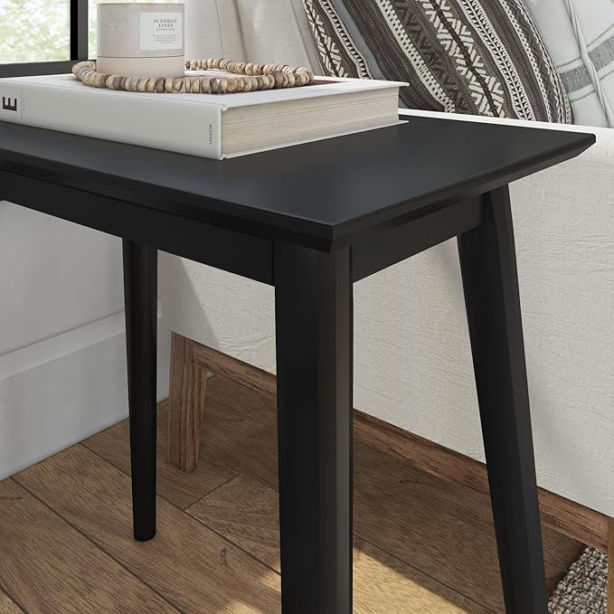 Plank+Beam Mid Century Modern Rectangular Side Table, End Table - Image 4