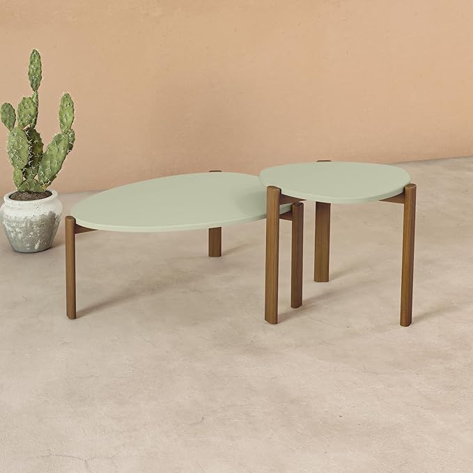 Manhattan Comfort Gales Mid Century Modern Coffee Table - Image 10