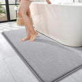 OLANLY Thick Memory Foam Bath Mat Rug 47x17, Extra Soft Absorbent Bathroom Rug by OLANLY