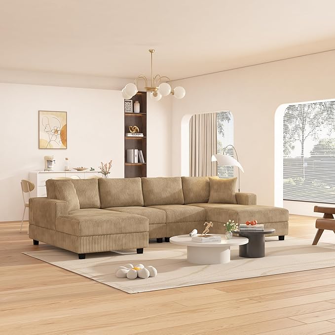 Oversized Symmetrical U Shaped Modular Sectional Sofa - Image 3
